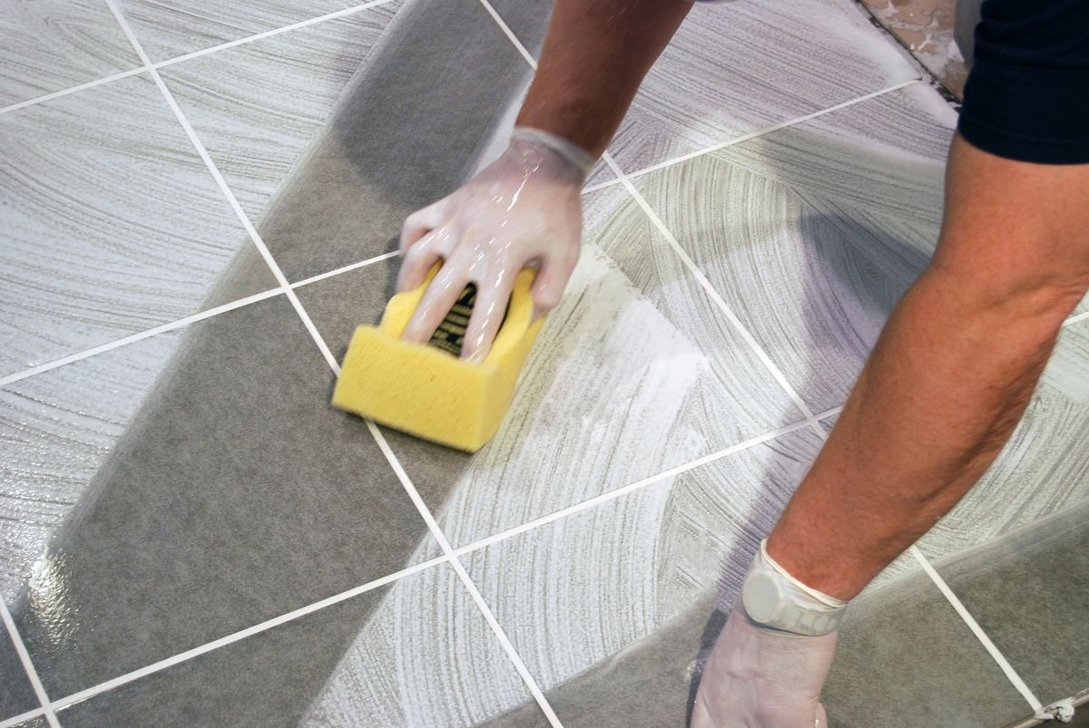 Epoxy grout application 2